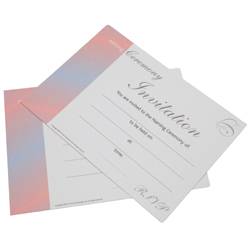 Naming Ceremony Invitations pink and blue